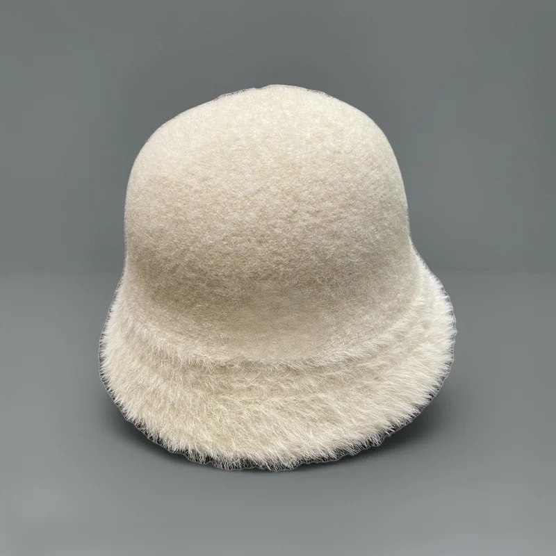 

Premium Felt Bucket Hat Top Quality Fashionable Winter Hat Couples Sweet Festival Gift Chic Similar Headwear Women's winter hat