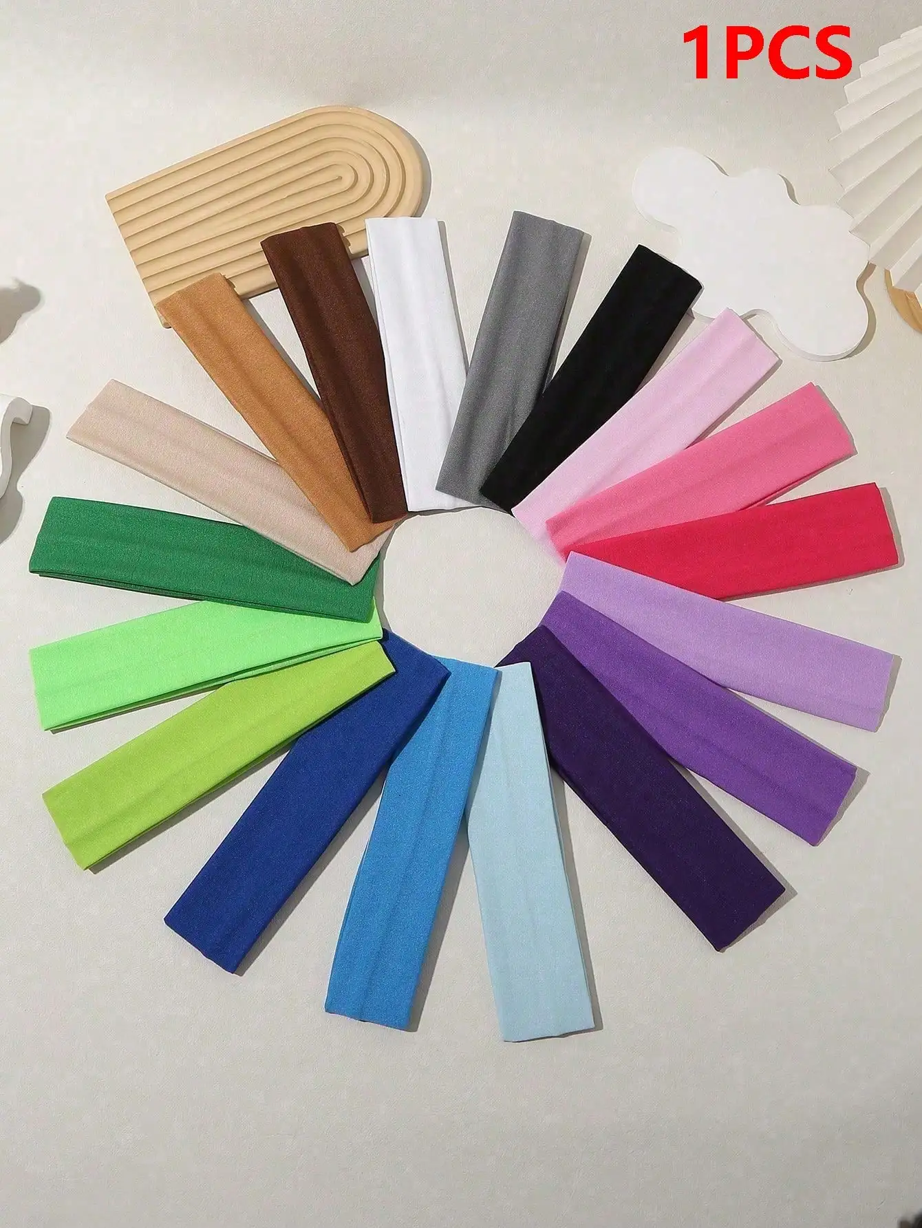 

Спортивные эластичные повязки на голову для женщин, впитывающие влагу, для йоги и бега, аксессуары для волос, разноцветные