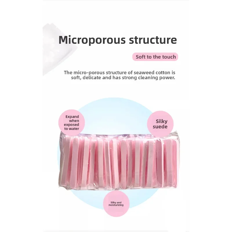 12/50PC 使い捨て一体型洗顔パフ – 個別包装、クレンジング、拭き取り、メイク落とし用