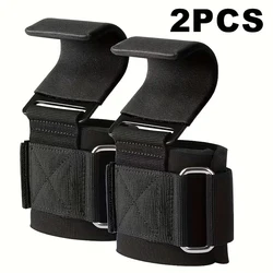 Weight Lifting Hook Grips With Wrist Wraps Hand-Bar Wrist Strap Gym Fitness Hook Weight Strap Pull-Ups Power Lifting Gloves