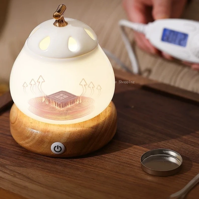 Creative Goose Pear Electric Incense Burner/Lamp Design Temple Worship To Buddha Meditation Bedroom Study Desktop Decoration