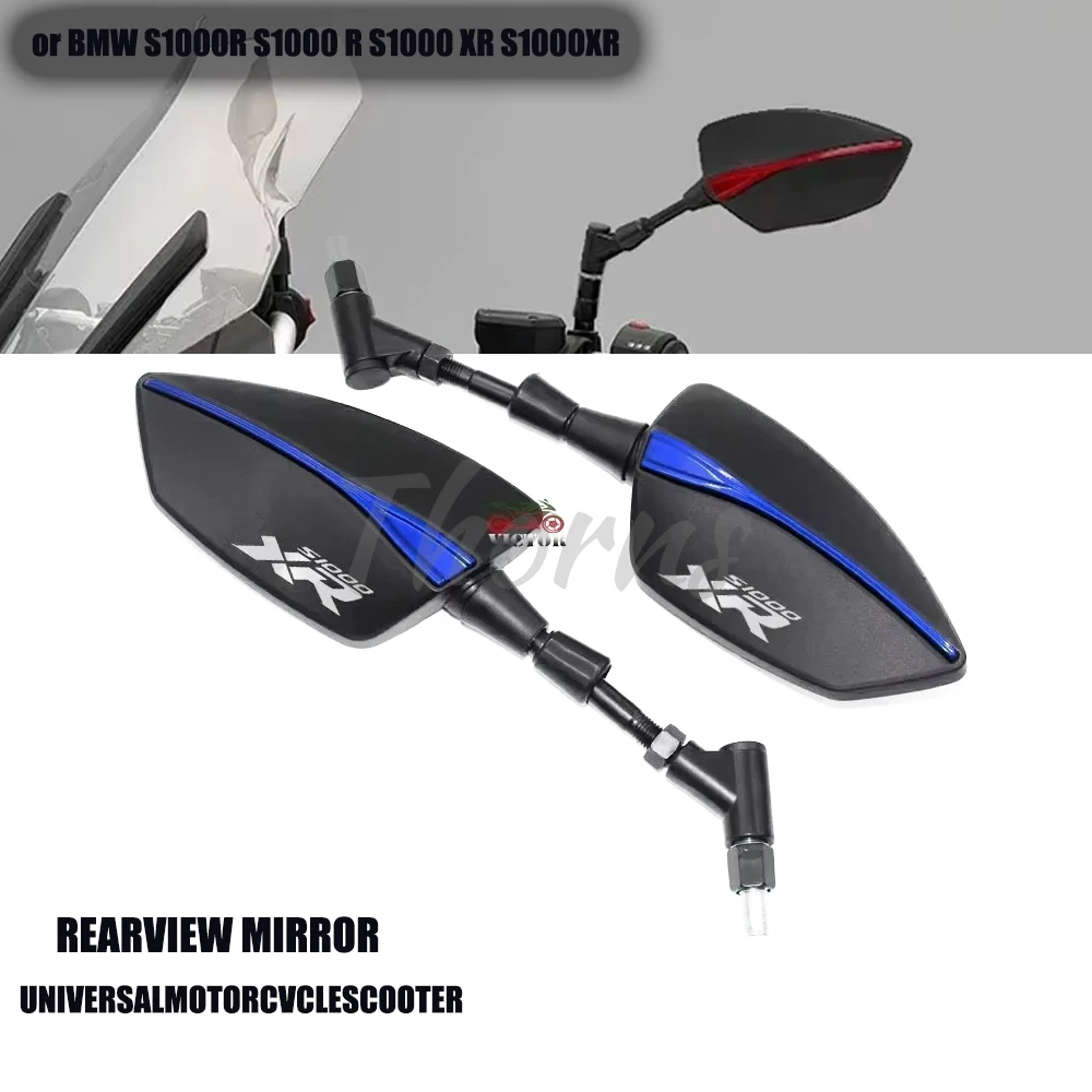 Para BMW S1000R S1000 R S1000 XR S1000XR S 1000 R XR espejos retrovisores laterales ajustables para motocicleta retrovisor Universal 2025 2024
