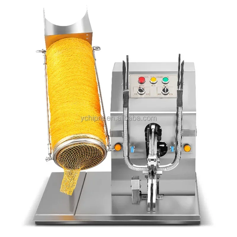 

Fresh orange mesh sack packing machine/Automatic mesh bags packing and tying machine/Fruit mesh net bag packing machine