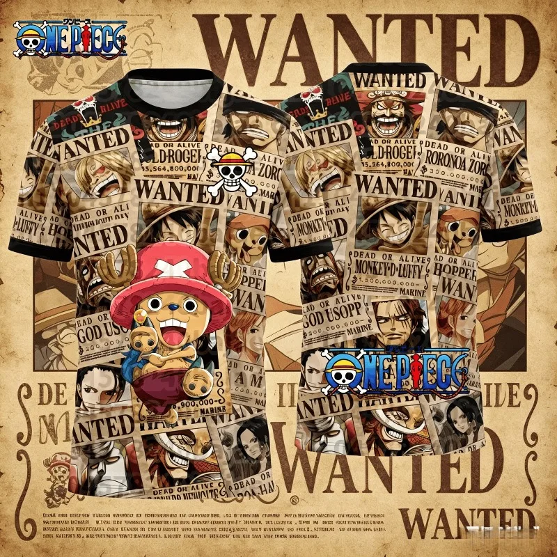 

Summer Japan One Piece Football Jersey Men T-shirt Kids Football Special Jersey Kit Adult Men's/Women's Quick-Drying Sweatshirt