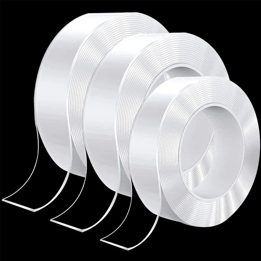 

Nano Tape Super Strong Double Sided Tape Extra Strong Adhesive Non-slip Tape Waterproof Transparent Tape for Kitchen Bathroom