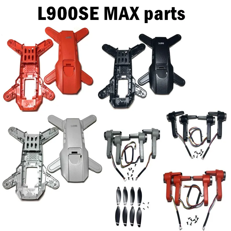 L900SEMAX L900SE MAX L900 SEMAX RC Drone Spare Parts Blade Propellers Shell Motor Arm Camera USB Line