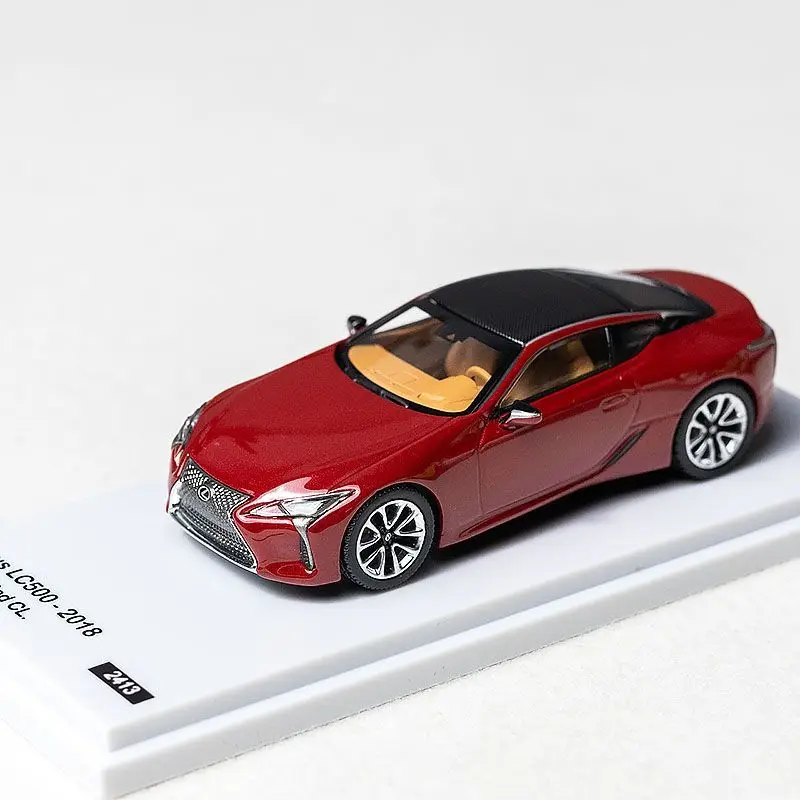 

Diecast AR Box 1:64 Scale Lexus LC500 2018 Red Alloy Car Model Collectible Toy Gift Souvenir Display Ornament