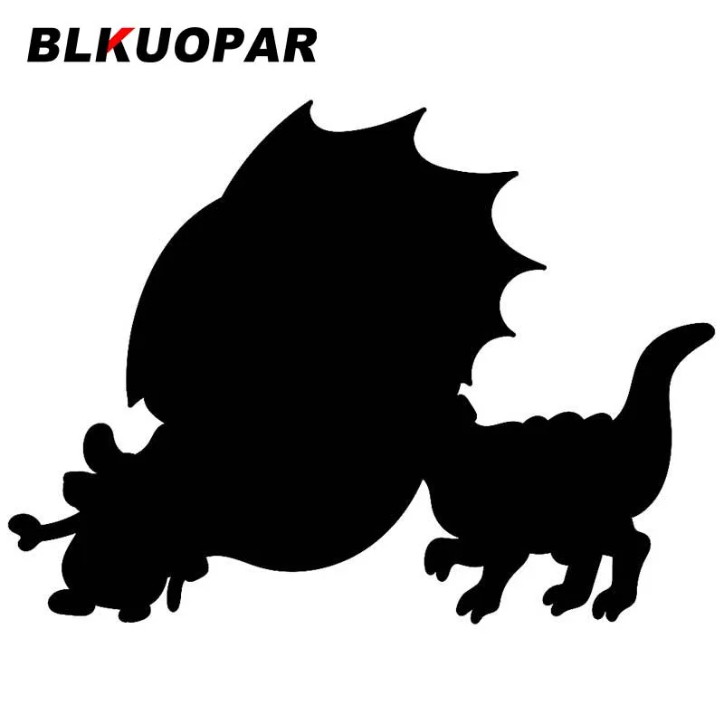 BLKUOPAR For A Mouse Walking With His Pet A Dinosaur Car Stickers Waterproof Scratch-Proof Decals Bumper Trunk Decoration