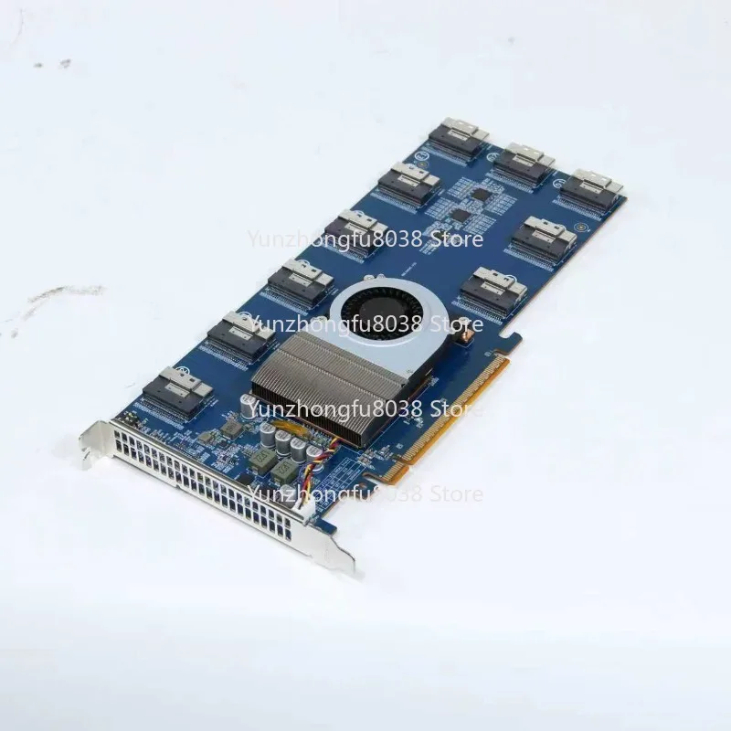 

PLX88096 Split Card 1 To 5 PCIE4.0X16 Free Main Board Split, Multi-card Expansion