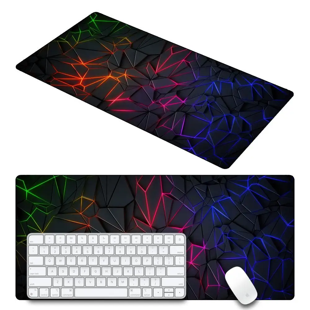 Space line wind Mouse Pad Large Computer Office Game Table Mats XXL Rubber Anti-slip Gaming Keyboard Mousepads Long Desk Pads