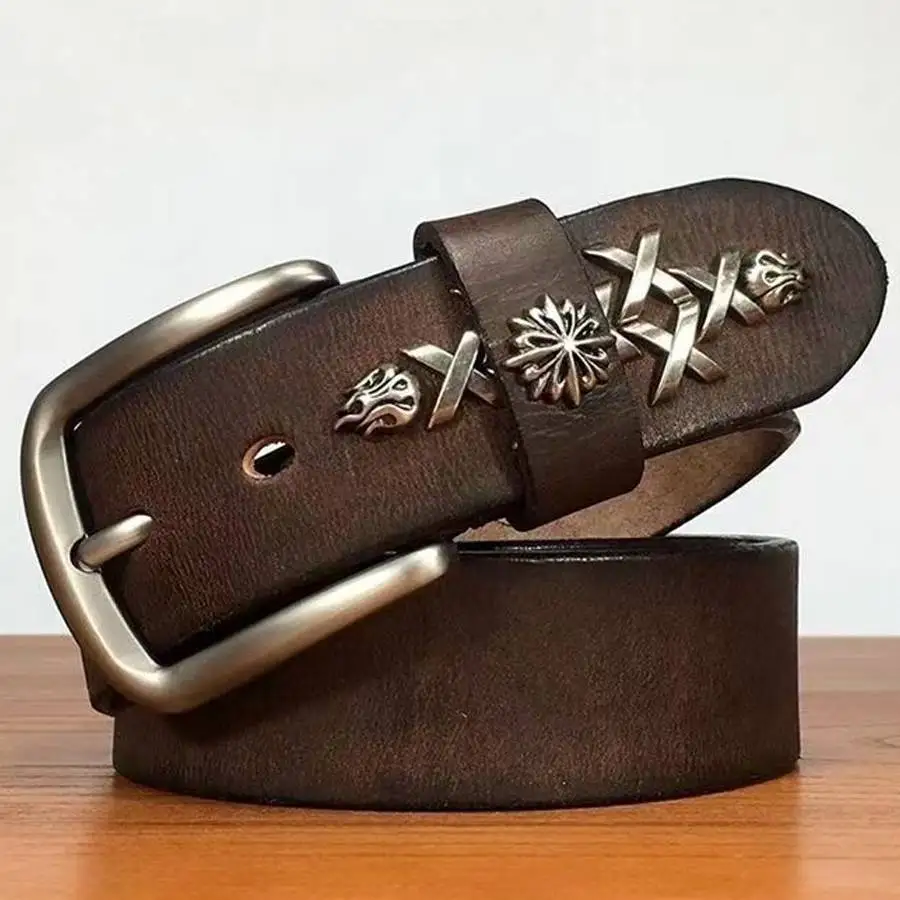 Classic Designer Waistband Fashion Mens Genuine Leather Belts Genuine Leather Strape for Men Width:3.8cm