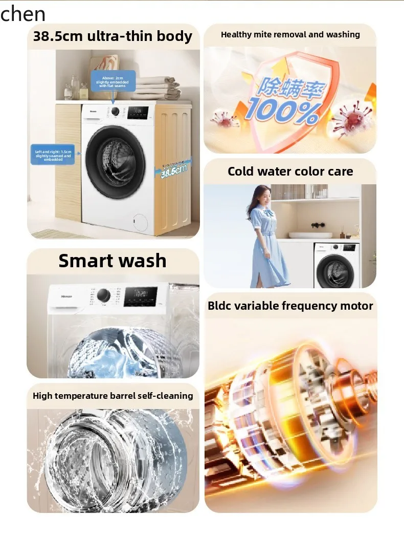 ZML เครื่องซักผ้าถังอัตโนมัติ สีขาว เช่าบ้านอัตโนมัติ