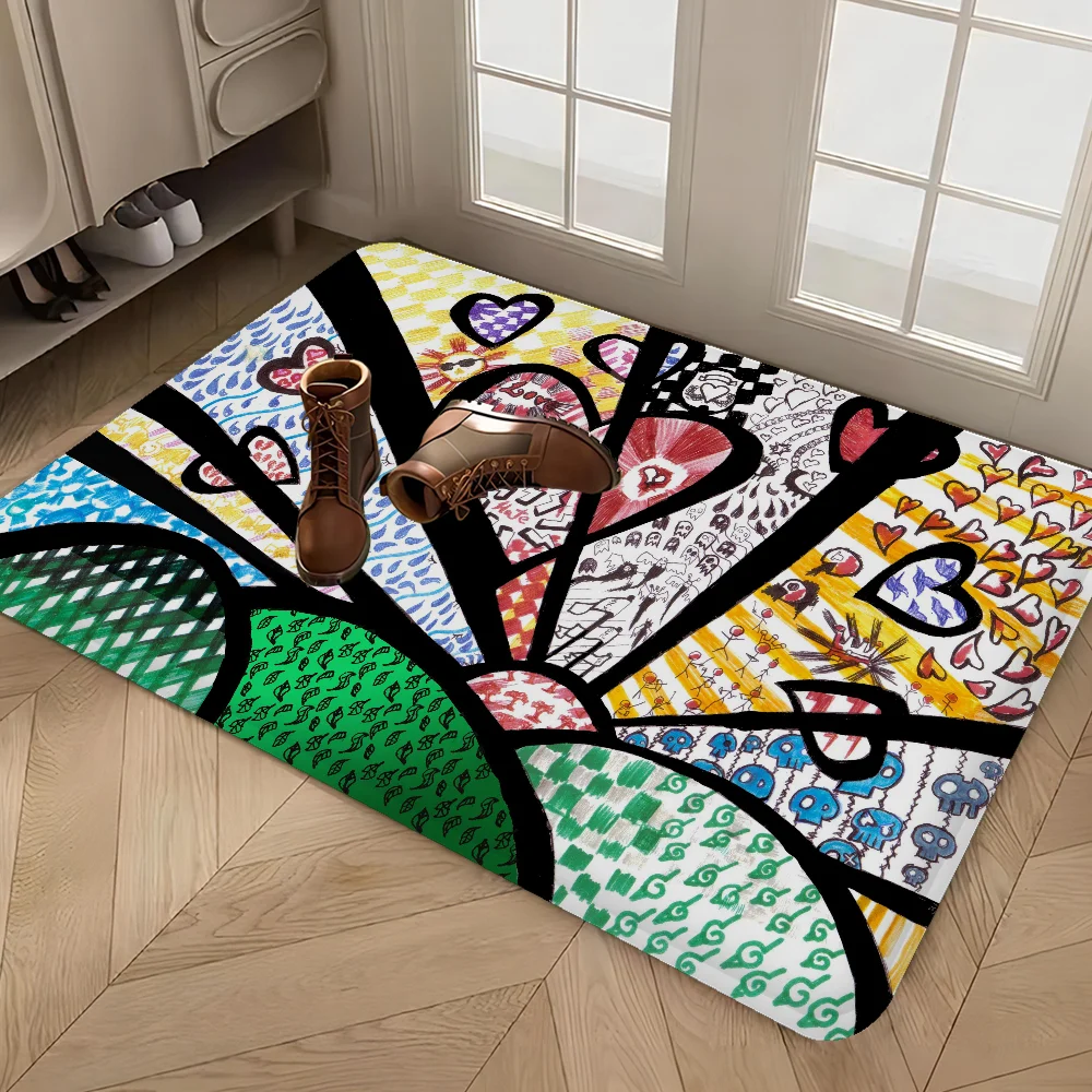 Britto Bathroom Mat Kids Room Bedroom Decoration Balcony Anti-Slip Doormat Living Room Bedside Area Rugs