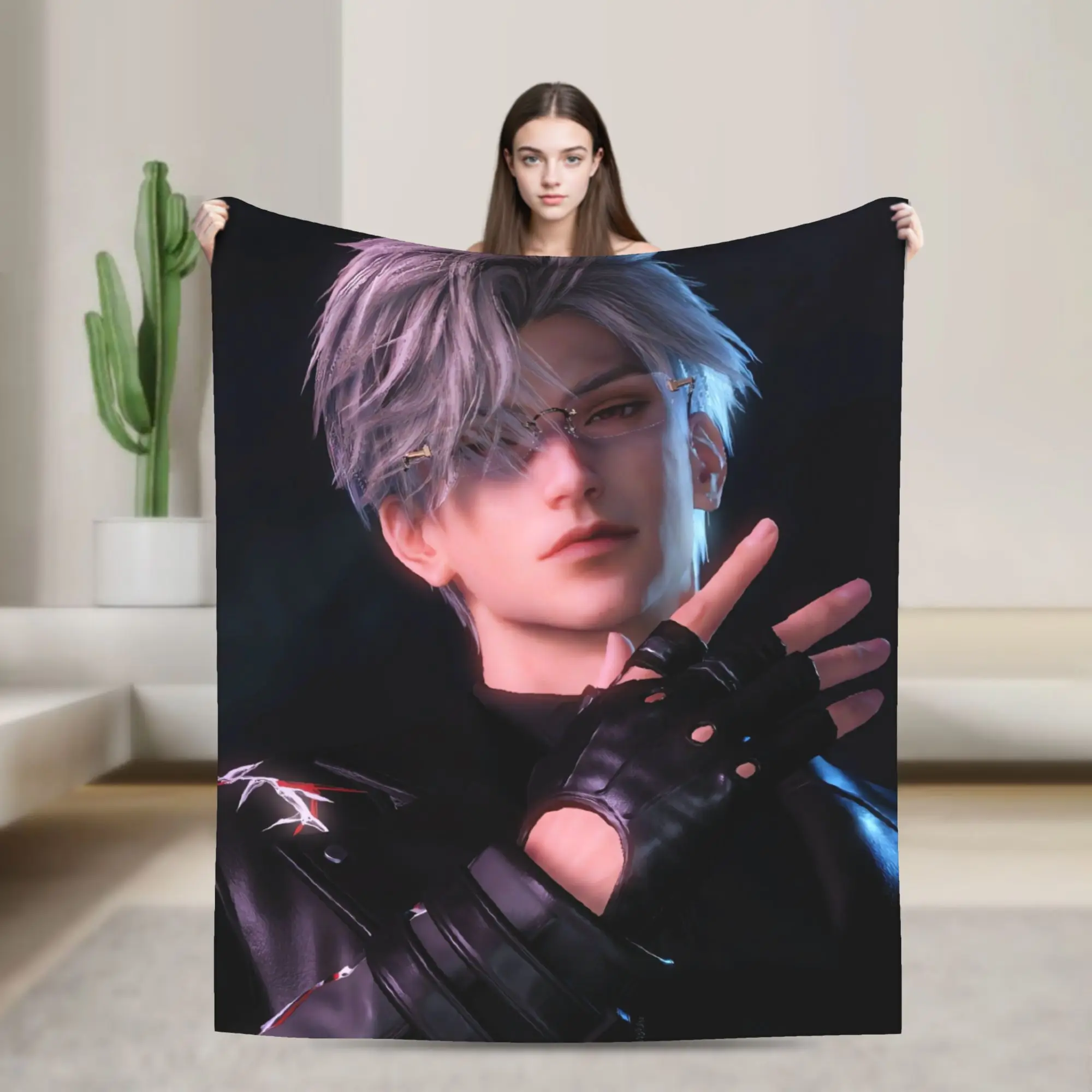 Love and Deepspace Your Husbands Your Boyfriends Soft Blanket  Child Plush Throw Blanket Funny Couch Chair Flannel Bedspread