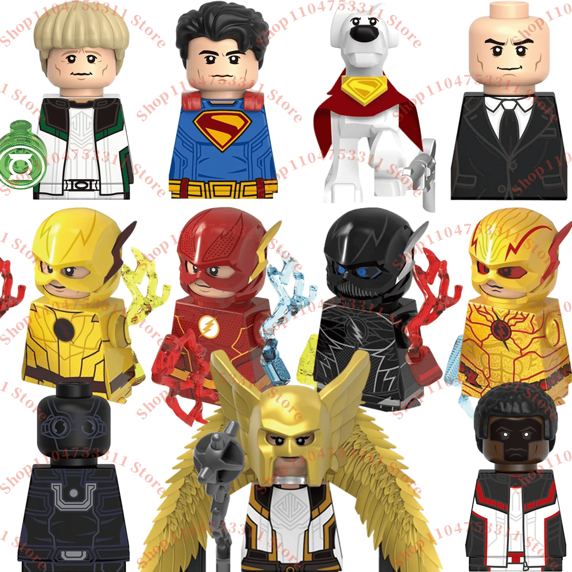 

Hot-selling toy blocks Superhero Assembly Building Blocks kids MINI Puzzle Brick toy Alfred Lex Luthor Ultraman Collection Gift