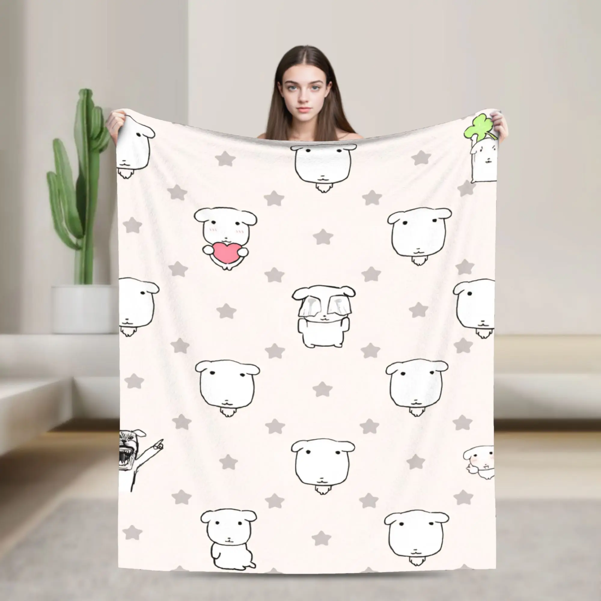 GANADIs Blankets Fleece  Relax Ultra-Soft Throw Blankets for Bedding Rug Piece