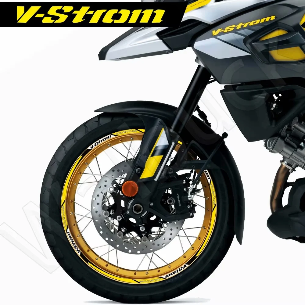 For V-Strom DL 650 SX 250 dl1000 1050 XTReflective Wheel Sticker Rim Decal Hub Stripe Tape Accessory Suitable19 