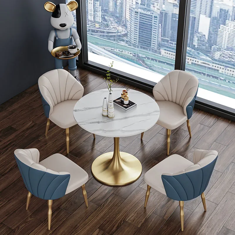 Kitchen Round Dining Tables Salon Luxury Hallway Office Side Nordic Dining Tables Reception Mesa De Comedor Balcony Furniture