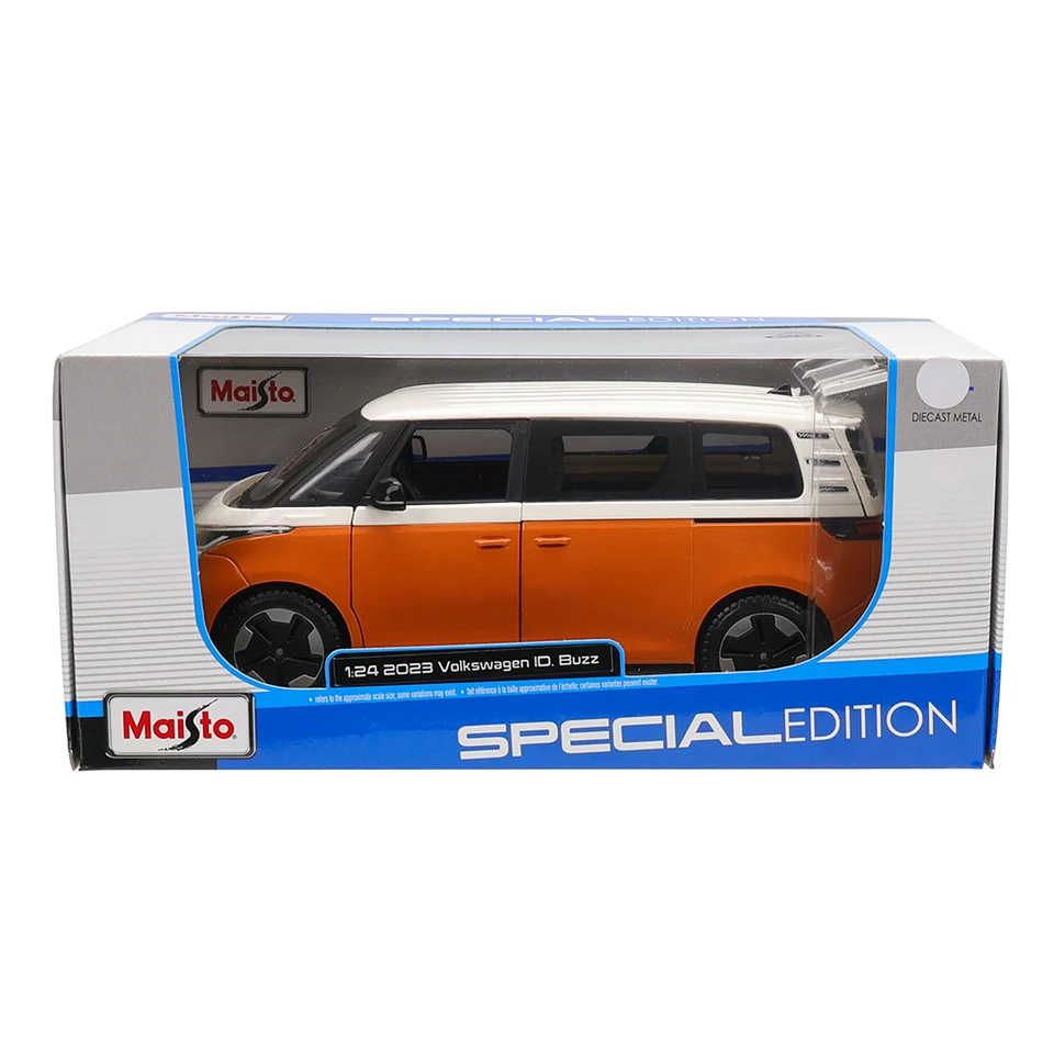 Maisto 1:24 2023 フォルクスワーゲン ID.バズシミュレーション合金車