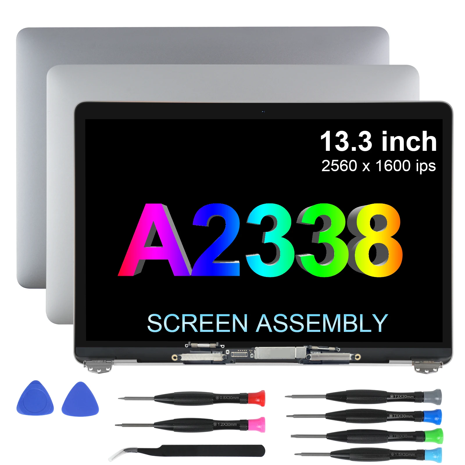 

Сменный экран 13,3 дюйма для MacBook Pro M1 Retina A2338 (модель: EMC 3578 EMC 8162 мыло 83 мыло 92 MYDA2 MYDC2 MNEQ3 MNEP3 MNEJ3 )Ful