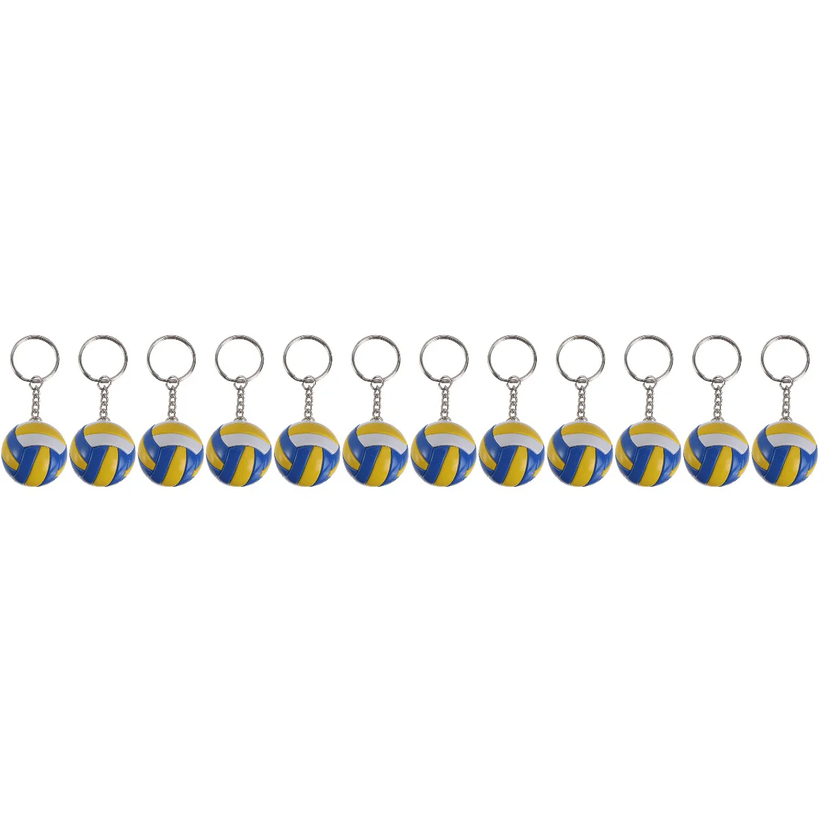 

4 Count Vollyball Volleyball Keychain Decorations Pendants Stuff for Teen Girls Sport Accessories