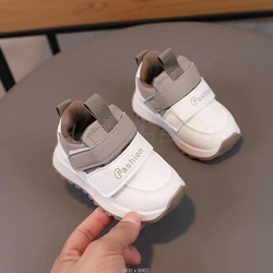 Toddler Baby Kids Fashion Design Walking Shoes Sneakers White Non-slip Casual Shoes Boys Girls Breathable Outdoor Board Shoes