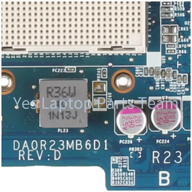 DA0R23MB6D1 DA0R23MB6D For HP Pavilion G4-1000 Laptop Mainboard 649950-001 649948-001 SOCKET FS1 R23 DDR3 Notebook Motherboard image 5