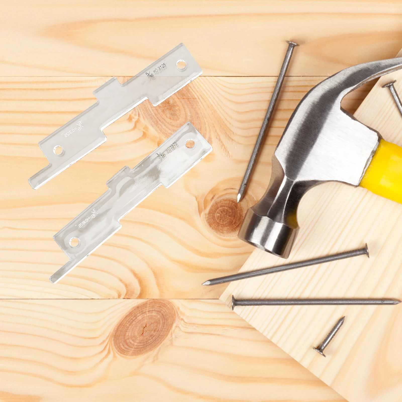 

10pcs Router Table Setup Bars Acrylic Material Fence Height Adjustable Woodworking Milling Machine Tools Accessories Precision