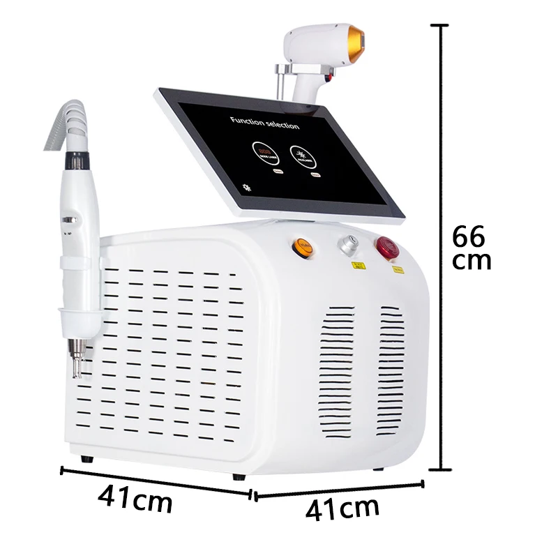 2 in 1 Diode Laser Hair Remova Ice Painless Alexandrite Picosecond Laser Tattoo Removal Multi-function cooling system beauty