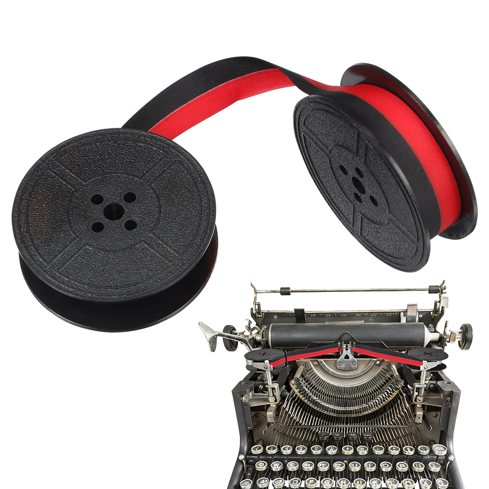 

Universal Twin Spool Typewriter Ribbon | Replacement for Flying Fish/ Hero/ / Mechanical