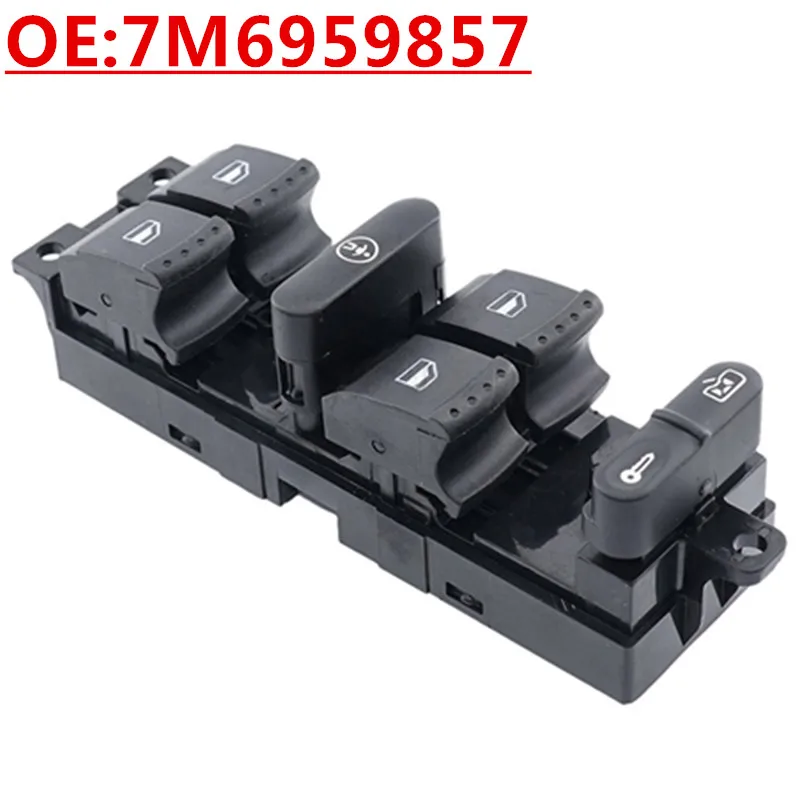 OE:7M6959857 Power Window Master Control Switch For VW SHARAN FORD GALAXY SEAT ALHAMBRA,13Pins