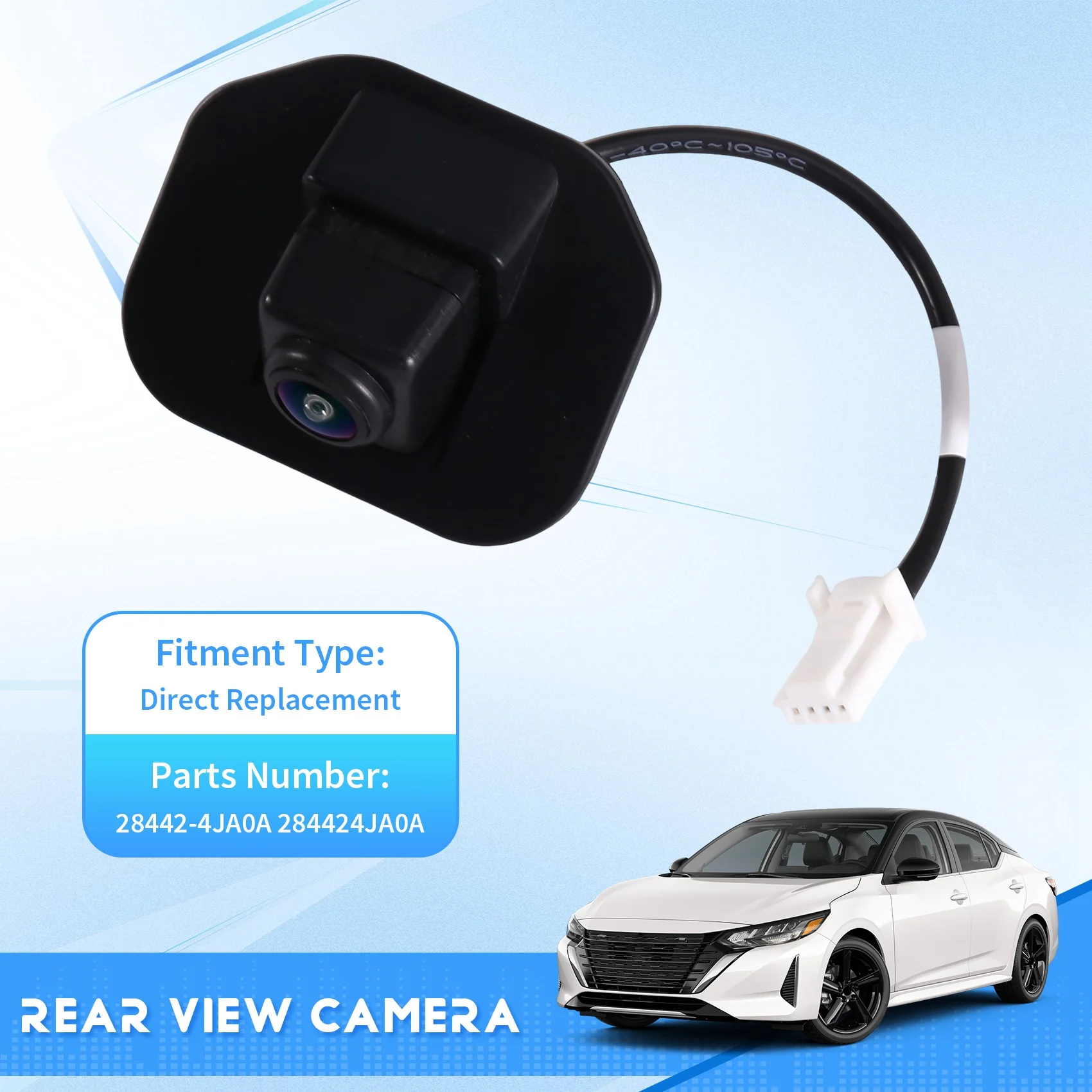 A82M-Rear View Camera Parking Backup Camera For Nissan Sentra