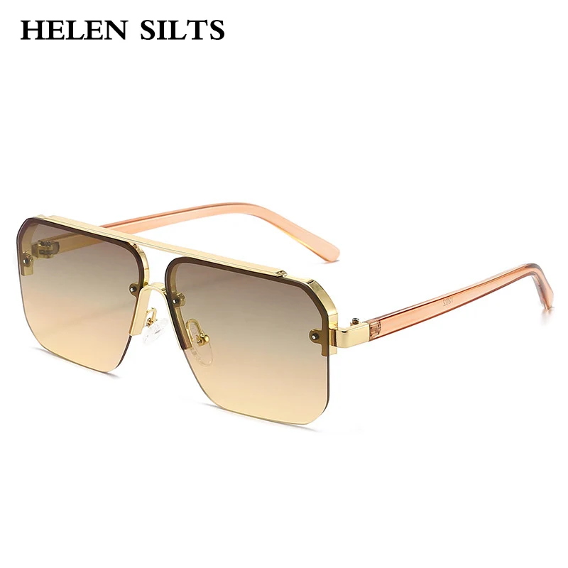 

Luxury Brand Designer Rimless Square Sunglasses Women Popular Vintage Sun Glasses Men Punk Outdoor Driving EyewearUV400