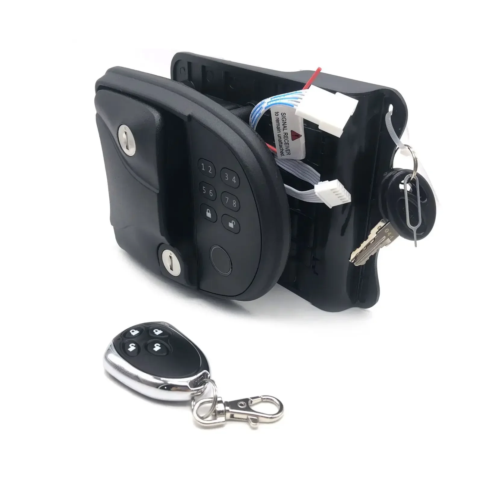 

New Smart Combination RV Lock with Fingerprint Unlocking and Password Remote Control All-metal Electronic Lock