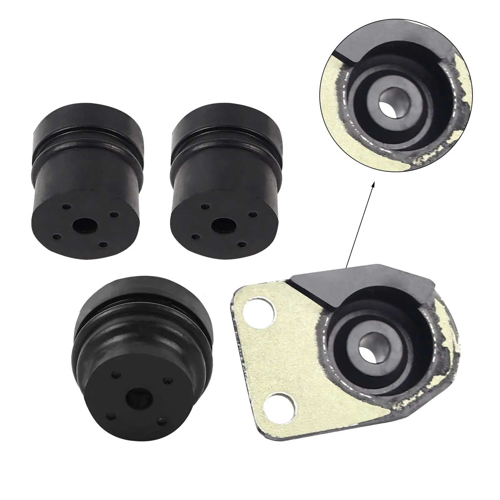 Chainsaw Parts Annular Buffer Kit Rubber for Stihl 028AV 028WB MS038 MS380 Models 1122-790-9905 1121-790-9909 1118-790-9930