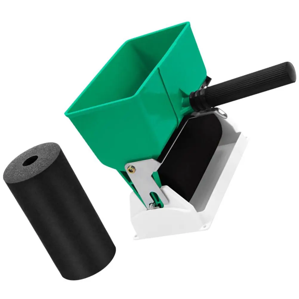 Rouleau à colle manuel portable, résistant à la rouille, avec manche confortable pour le travail du bois, le bricolage et l'application de colle.