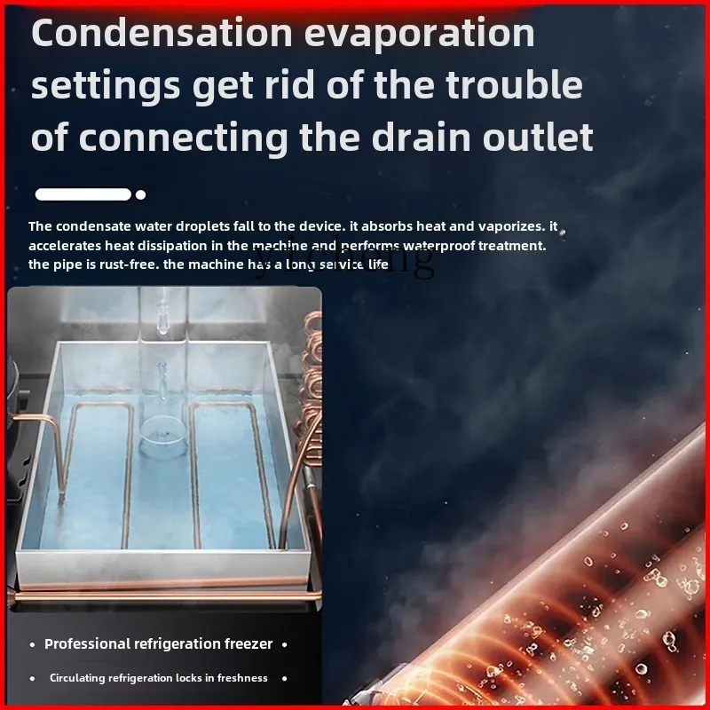 Congelador comercial XL refrigerado a ar, sem gelo, temperatura ultrabaixa menos -45 graus, congelador de congelamento rápido