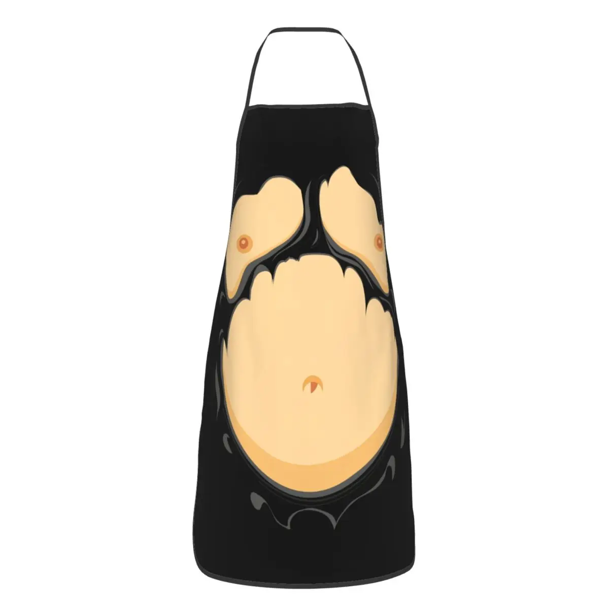 Custom Bib Comic Fat Belly Apron Men Women Unisex Adult Chef Kitchen Cooking Beer Belly Tablier Cuisine Painting