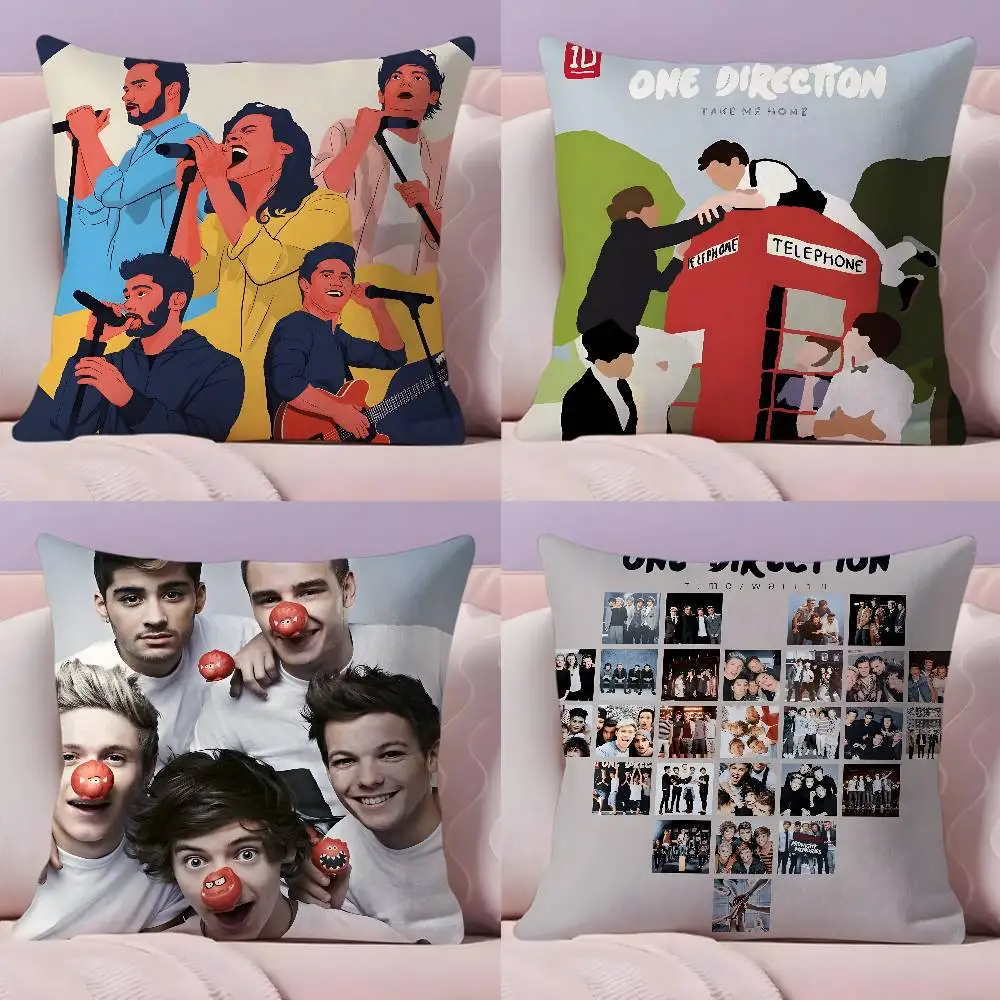 Band O-One D-Direction Pillow Case Pillowcase Ultra Soft Skin Friendly Fabric Cloud Like Comfort & Concealed Zipper