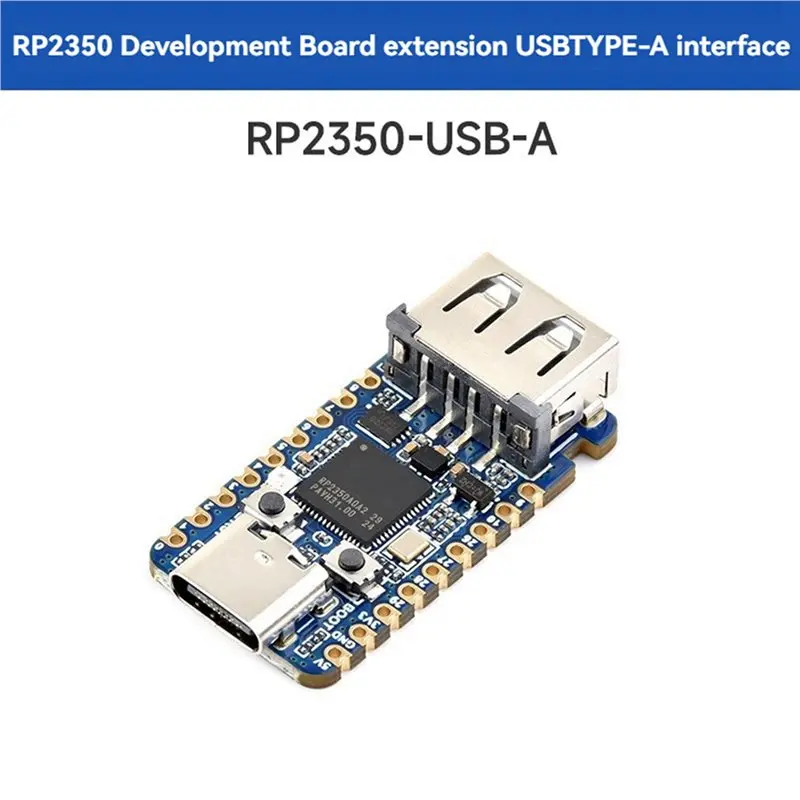 A96T 3X RP2350-USB-A RP2350A USB Mini Development Board 2Mb Flash Core Board Programmable USB Interface Demo Board