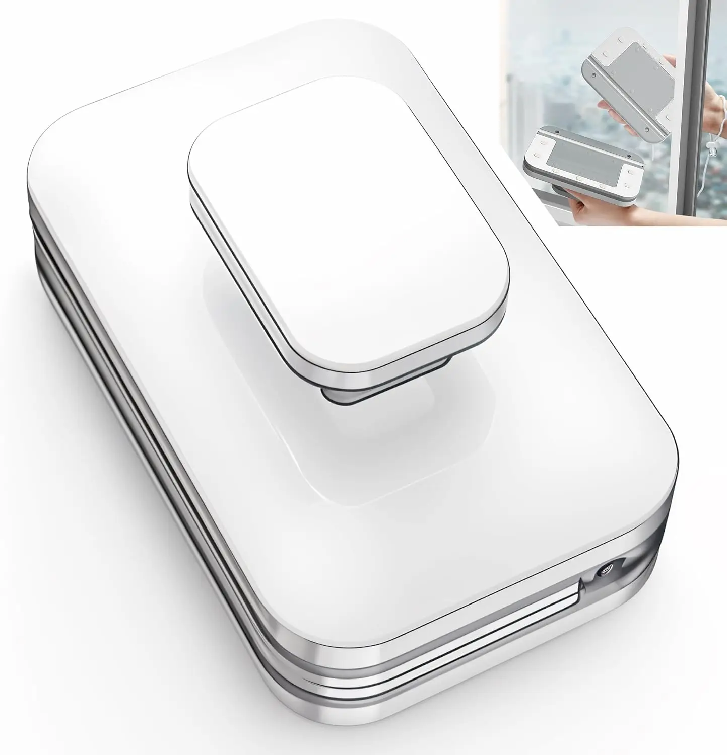 

Magnetic Window Cleaner Tool Double-Sided Magnet Glass Brush Glazing Wiper Specialized Double Glazed Outside High Windows Washer