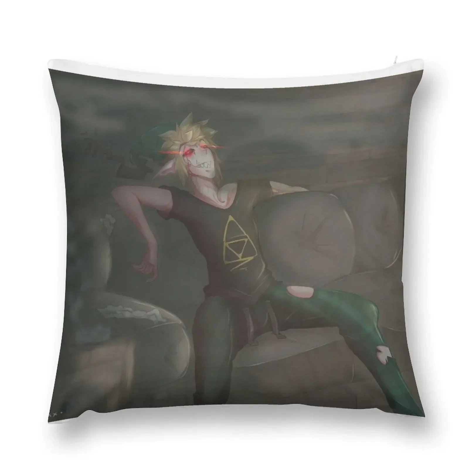 Ben Drowned Throw Pillow pillow cover christmas home decor items Christmas Pillow Cases Anime