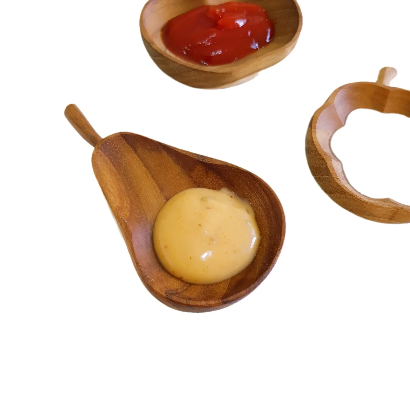 Ins Japanese Style Wooden Seasoning Plate Small Plate Fruit Dim Sum Plate Handmade Wooden Fruit & Snack Plates