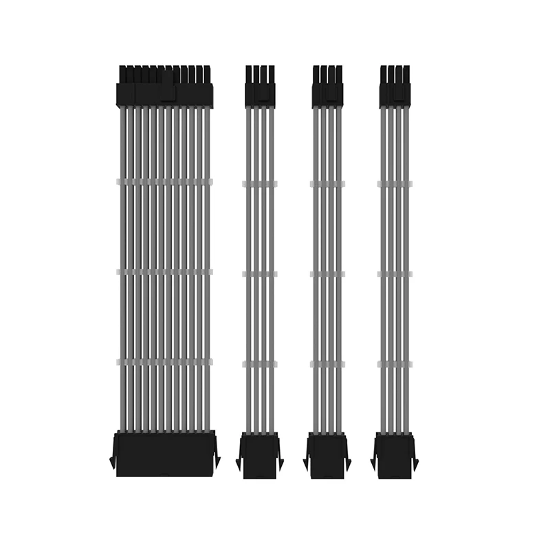 30cm ATX Extension Cable Kit PC GPU CPU Power Supply Sleeved cable