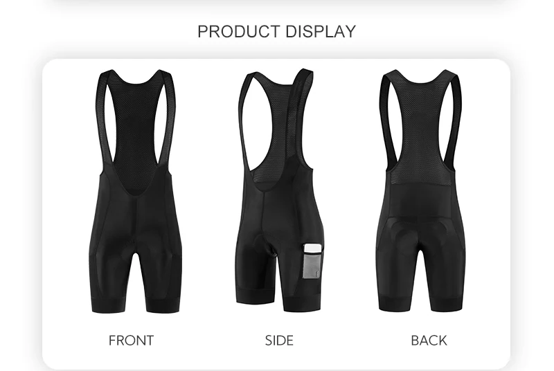 Neue Pro-Radsport-Trägerhose für den Sommer, atmungsaktiv, schnell trocknend, für Mountainbike und Rennrad, Herren, professionelles Schwammpolster, Fahrradbekleidung – Detail 10