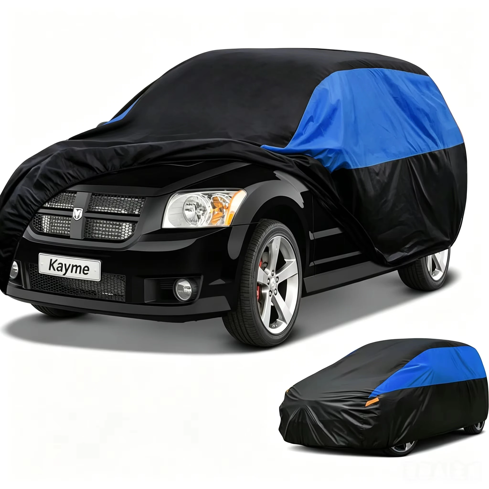 Custom Car Cover For Hatchback Outdoor Dust Uv Cover With Elastic Hem Fit For Dodge Caliber/Toyota Matrix/Ford Fiesta/Focus