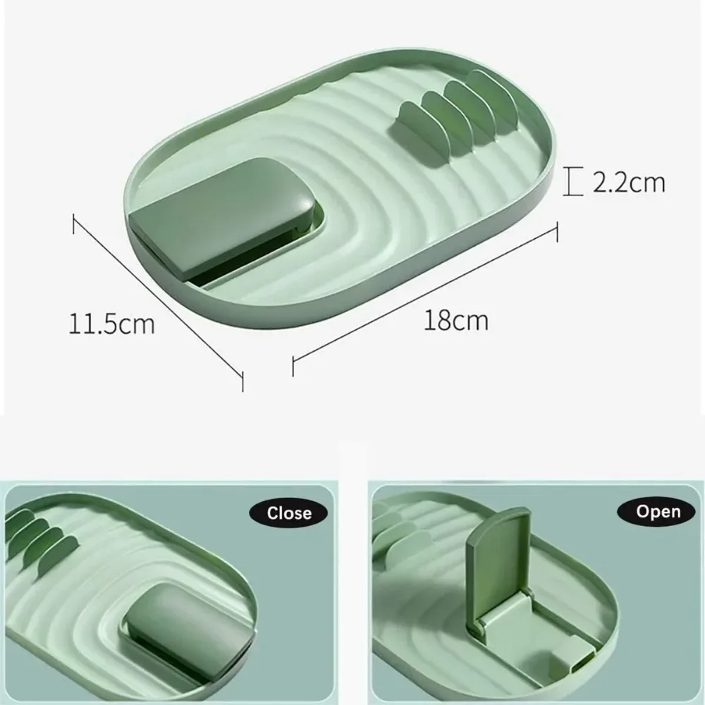 Pot Lid Spoon Holder,Folding Pot Cover Bracket Spoon Rack Flat Bottom Pot Cover Bracket,Holder for Placing Spoons,Shovels