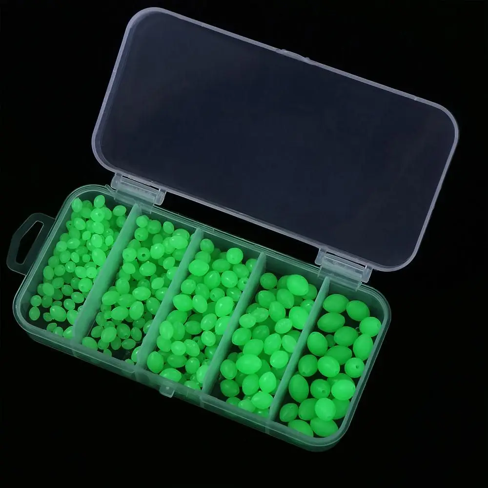 

Accessories Glow in Dark Stopper Fishing Lure Bait Glowing Sink Beads Green Beads Luminous Fishing Beads Fishing Lure Tackle