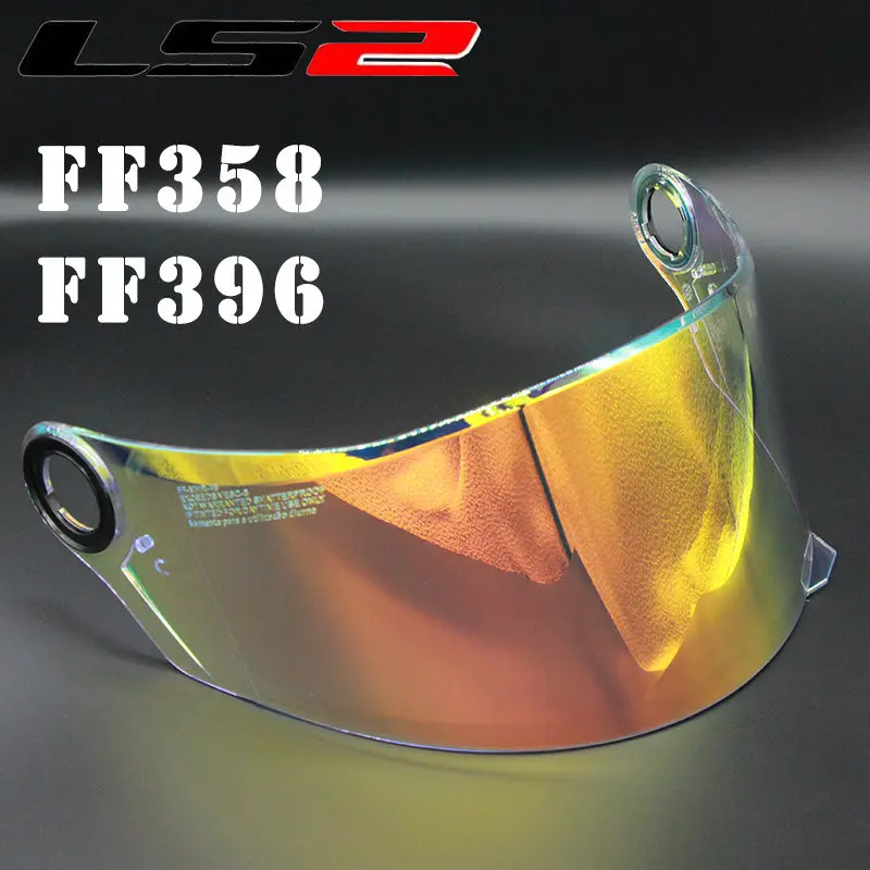 Motorcycle Helmet Visor Shield Replacement Lens Clear Smoke Gold Iridium Accessories for LS2 FF358 FF396