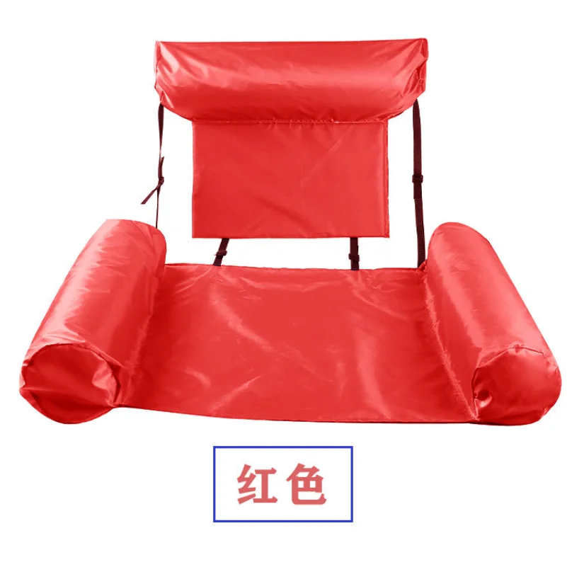 Inflatable recliner floating bed hammock foldable double backrest floating row cross-border supply wholesale